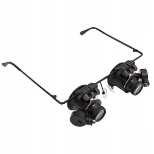 LUPA OKULARY ZEGARMISTRZOSKIE POWIĘKSZAJĄCE 20 LED