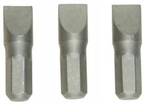KOŃCÓWKI PŁASKIE SL6 x 1,0 x 25mm 3szt BITY BIT