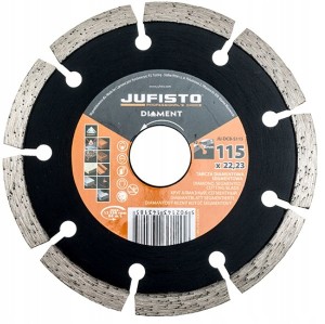 TARCZA DO CIĘCIA DIAMENTOWA SEGMENTOWA 115 x 2 mm