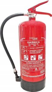 GAŚNICA PPOŻ PROSZKOWA 6kg TYP ENERGETYCZNY ABC