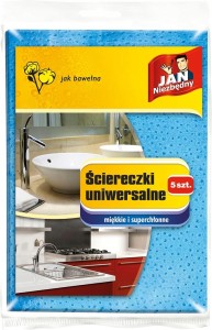ŚCIERKA ŚCIERECZKA UNIWERSALNA SUPERCHŁONNA 5szt