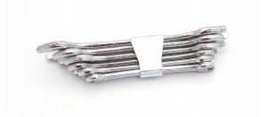ZESTAW KOMPLET KLUCZY PŁASKICH 6-17mm POLEROWANE