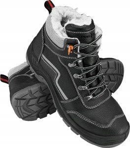 BUTY ZIMOWE OCIEPLANE ZAWODOWE TRZEWIKI SKÓRA