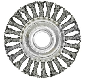 SZCZOTKA TARCZOWA 200x32 mm DRUCIANA NA SZLIFIERKĘ