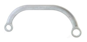 KLUCZ OCZKOWY WYGIĘTY 14x15mm CRV SATYNOWY KLUCZE