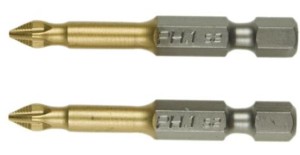 KOŃCÓWKI KRZYŻOWE PH1 x 50mm 2szt BIT BITY KOMPLET