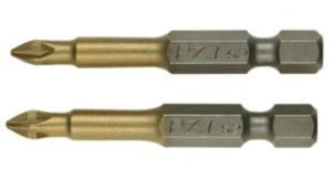 KOŃCÓWKI KRZYŻOWE PZ1 x 50mm 2szt BIT BITY KOMPLET