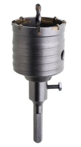 KORONKA WIERTNICZA Z WIDIĄ I ADAPTEREM 65mm HEX