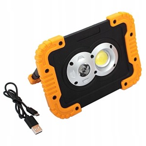 LATARKA WARSZTATOWA LAMPA COB 10W + 5W LED USB