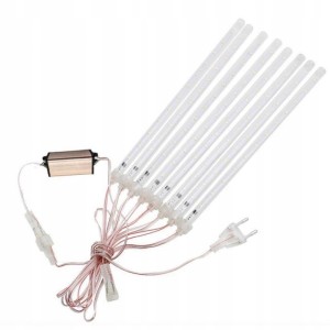OŚWIETLENIE METEOR SHOWER SOPLE 24 SZT 30 CM BIAŁE