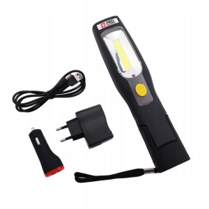 LAMPA WARSZTATOWA COB+ 6 LED LATARKA BEZPRZEWODOWA