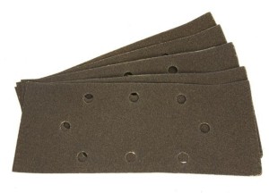 PAPIER ŚCIERNY Z OTWORAMI P 240 5szt 93 x 230 mm