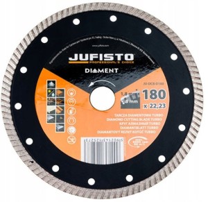TARCZA DO CIĘCIA DIAMENTOWA TURBO 180 x 1.8 mm
