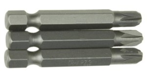 KOŃCÓWKI KRZYŻOWE PZ3 x 50mm 3szt BITY BIT KOMPLET