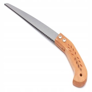 PIŁA LISI OGON DREWNIANA RĄCZKA 30 cm OGRODNICZA