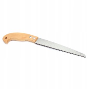 PIŁA LISI OGON DREWNIANA RĄCZKA 24 cm OGRODNICZA