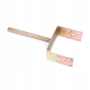 PODSTAW SŁUPA Y 120 mm Z PRĘTEM UCHWYT WSPORNIK