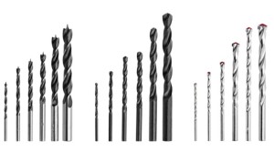 ZESTAW WIERTEŁ METALU DREWNA BETONU 3,0 - 10 mm
