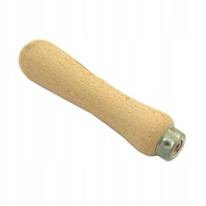 TRZONEK RĄCZKA DO PILNIKA DREWNIANY 100 mm LAKIER
