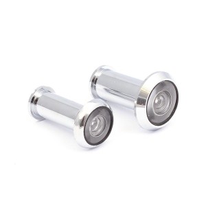 WIZJER DRZWIOWY 14mm KĄT 180° CHROM JUDASZ