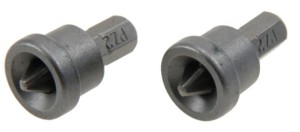KOŃCÓWKI KRZYŻOWE Z OGRANICZNIKIEM PZ2 x 25mm 2szt