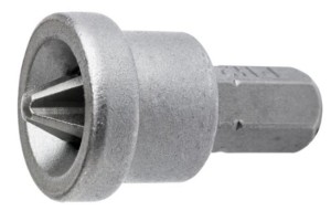 KOŃCÓWKA KRZYŻOWA Z OGRANICZNIKIEM PH3 x 25 mm CrV