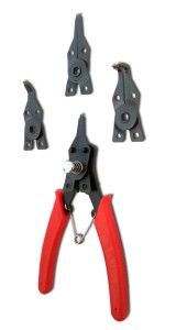KOMPLET ZESTAW SZCZYPIEC SZCZYPCE SEEGERA 160 mm 6