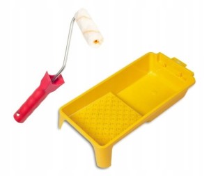 WAŁEK MALARSKI ZŁOTA NIĆ MIDI 15 cm RĄCZKA KUWETA