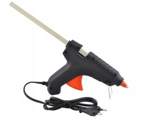PISTOLET DO KLEJU WYCISKACZ NA GORĄCO + 25 WKŁADÓW