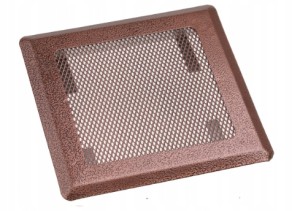 KRATKA WENTYLACYJNA KOMINOWA 16x16 METAL MIEDZIANA