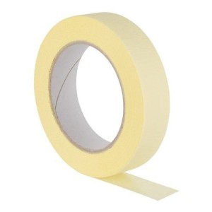 TAŚMA MALARSKA PAPIEROWA ŻÓŁTA 19mm / 25m PAPIER