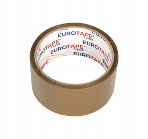 TAŚMA PAKOWA BRĄZOWA 48 mm / 50 y KLEJĄCA AKRYL