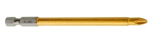 KOŃCÓWKA KRZYŻOWA TYTANOWA PH2 x 100 mm BIT BITY