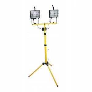 NAŚWIETLACZ LAMPA HALOGEN REFLEKTOR STATYW 2x 400W