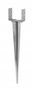 PODSTAWA SŁUPA WBIJANA REGULOWANA 0-160 mm KOTWA