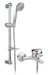 ZESTAW NATRYSKOWY PRYSZNICOWY Z BATERIĄ PANEL