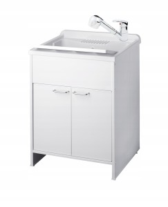 KOMORA Z SZAFKĄ UMYWALKA ZLEW SZAFKA BATERIA 60x50