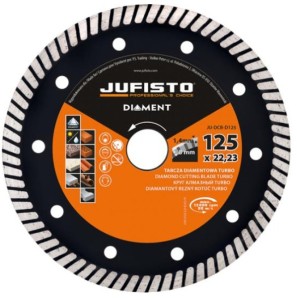 TARCZA DO CIĘCIA DIAMENTOWA TURBO 125 x 1.4 mm