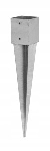 PODSTAWA SŁUPA WBIJANA WSPORNIK KOTWA 120 x 750 mm