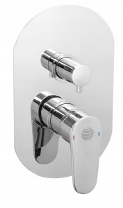 BATERIA PODTYNKOWA NATRYSKOWA 2-FUNKCYJNA NERO