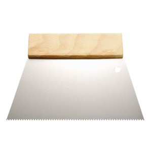 SZPACHELKA SZPACHLA NIERDZEWNA 150 mm ZĘBATA 4x4