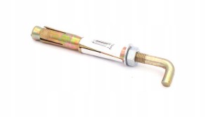 KOTWA DWU ROZPOROWA M8 12 x 80 mm HAK PROSTY DYBEL