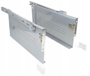 PROWADNICA DO SZUFLAD METALBOX 300 mm H-150 SZARA