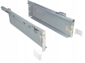 PROWADNICA DO SZUFLAD METALBOX 350 mm H-86 SZARA