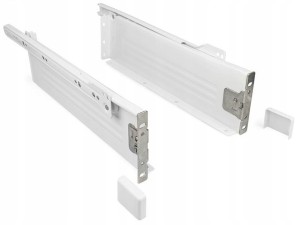 PROWADNICA DO SZUFLAD METALBOX 300 mm H-86 BIAŁA