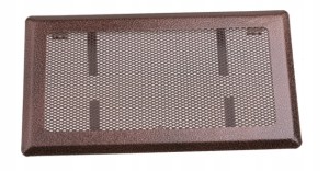 KRATKA WENTYLACYJNA KOMINOWA 16x30 METAL MIEDZIANA