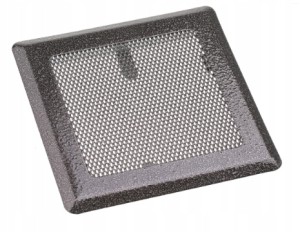 KRATKA WENTYLACYJNA KOMINOWA 16x16 METAL SREBRNA