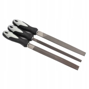 PILNIK DO METALU 3 szt 200mm PŁASKI TRÓJKĄTNY