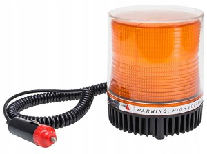 LAMPA BŁYSKOWA OSTRZEGAWCZA LED MAGNES 12 - 24 V