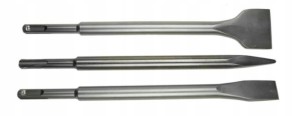 KOMPLET DŁUT 3szt DŁUTO PŁASKIE SZPICAK 250 mm